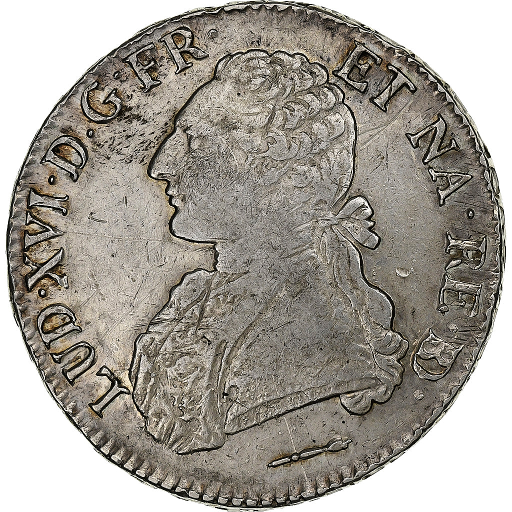 Frankreich, Louis XVI, Ecu, Écu de Béarn aux branches d'olivier, 1785, Pau