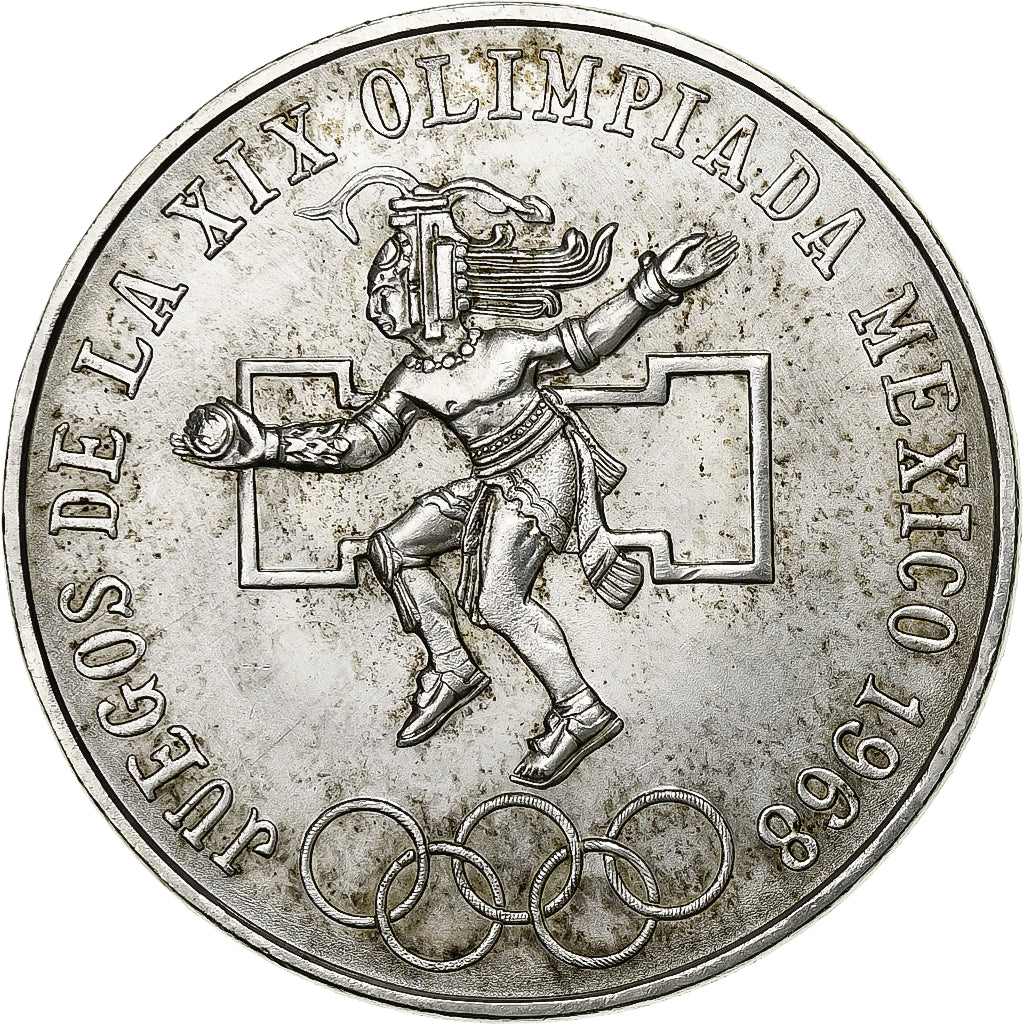 Mexico, 25 Pesos, 1968, Mexico, Silver, EF(40-45), KM:479.1