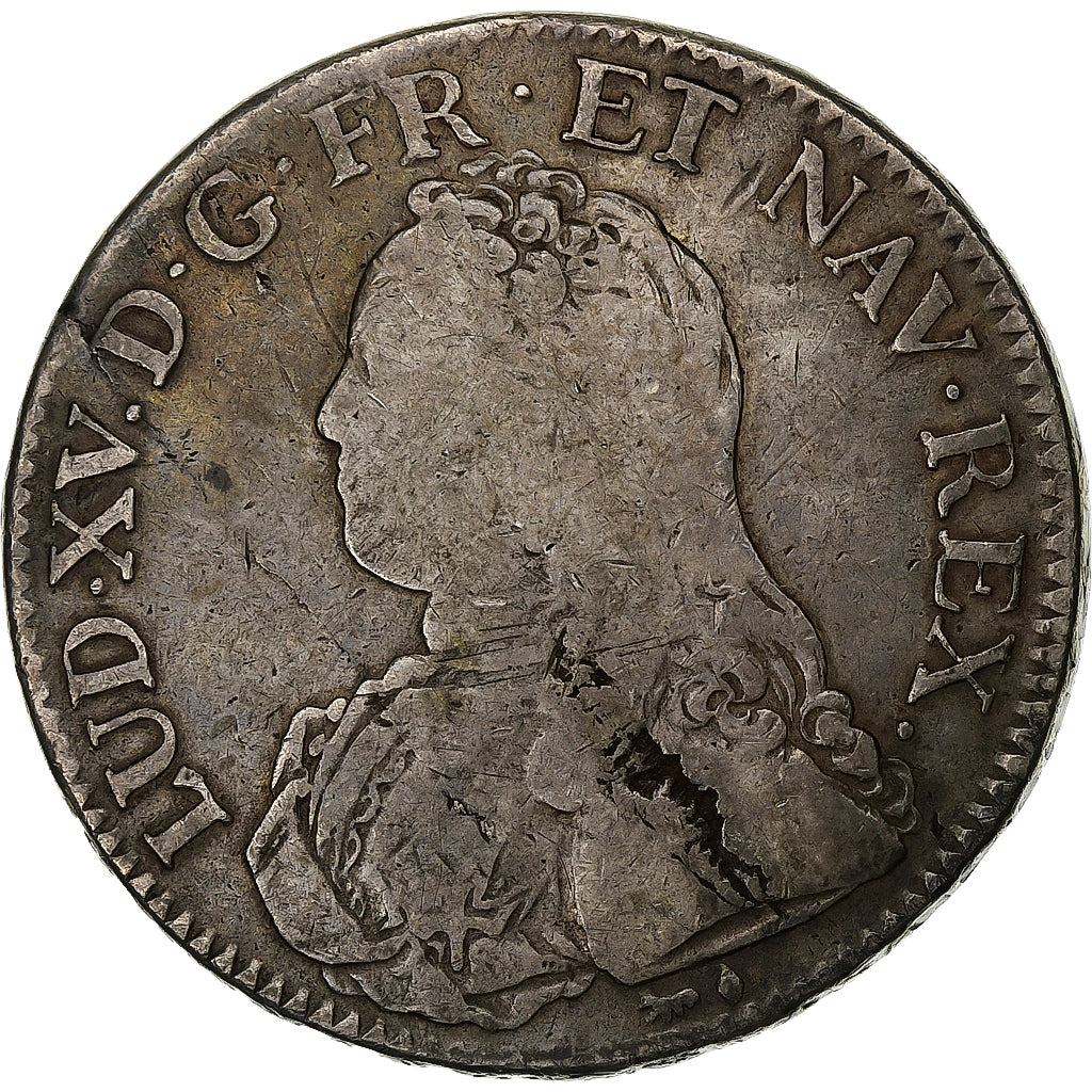 France, Louis XV, Ecu, Écu aux branches d'olivier, 1739, Paris, 1er sem