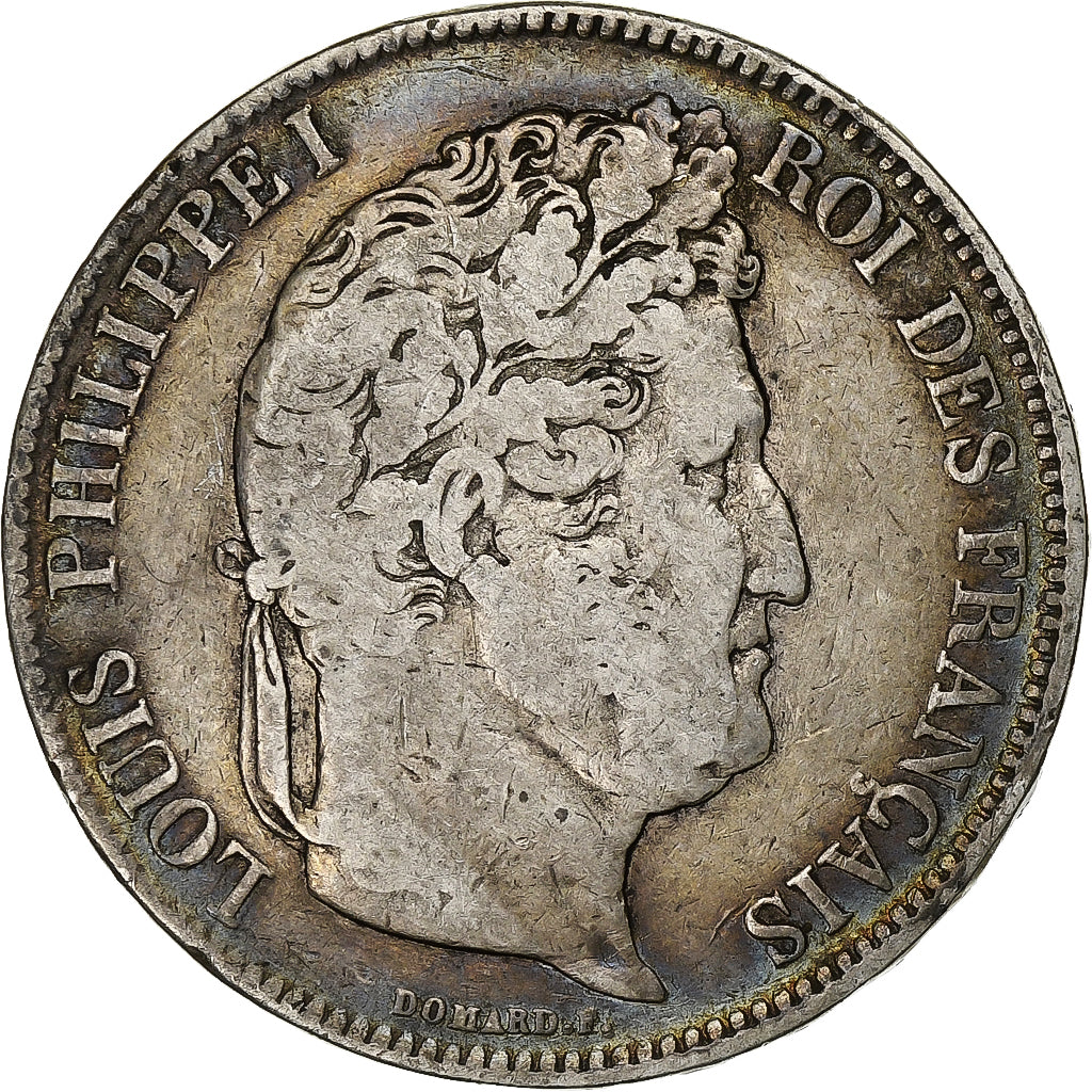 Frankreich, 5 Francs, Louis-Philippe, 1832, Nantes, Silber, S+, Gadoury:678