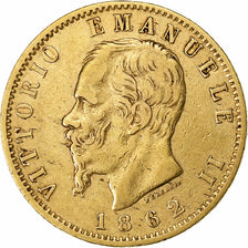 Italie, Vittorio Emanuele II, 20 Lire, 1862, Turin, Or, TTB, KM:10.1