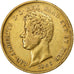 DEPARTAMENTY WŁOSKIE, SARDINIA, Carlo Alberto, 20 Lire, 1845, Genoa, Złoto