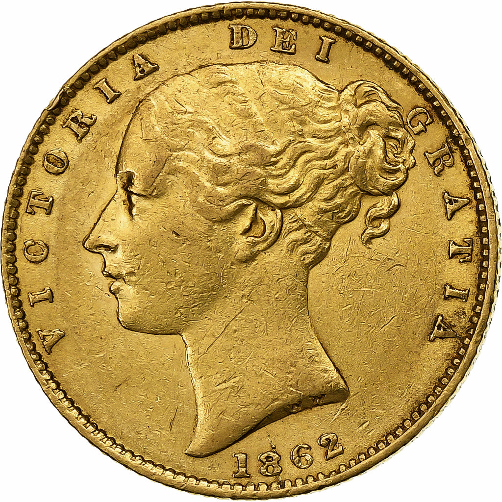 Großbritannien, Victoria, Sovereign, 1862, Gold, SS+, KM:736.1