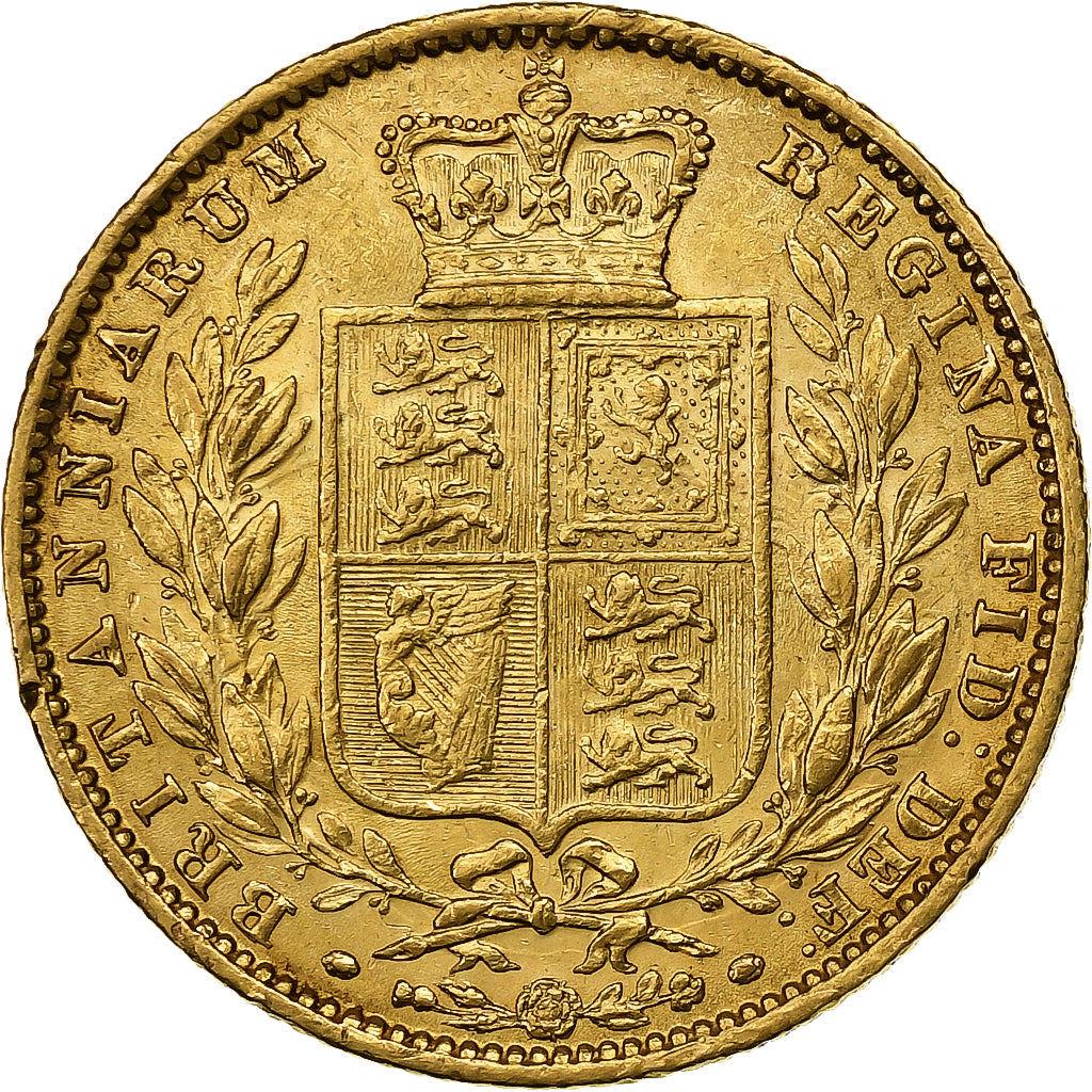 Großbritannien, Victoria, Sovereign, 1862, Gold, SS+, KM:736.1