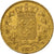 França, Louis XVIII, 20 Francs, 1822, Paris, Dourado, AU(50-53), Gadoury:1028