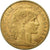 França, 10 Francs, Marianne, 1900, Paris, Dourado, EF(40-45), Gadoury:1017