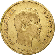 Frankreich, Napoleon III, 10 Francs, 1856, Paris, Gold, S+, KM:784.3