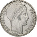 France, 20 Francs, Turin, 1933, Paris, Rameaux longs, Silver, AU(50-53)