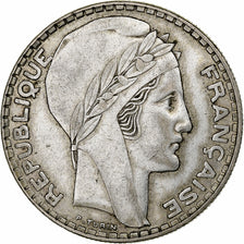 Francia, 20 Francs, Turin, 1934, Paris, Plata, MBC, Gadoury:852, KM:879