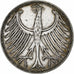 GERMANY - FEDERAL REPUBLIC, 5 Mark, 1958, Karlsruhe, Silver, EF(40-45), KM:112.1