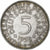 GERMANY - FEDERAL REPUBLIC, 5 Mark, 1958, Karlsruhe, Silver, EF(40-45), KM:112.1