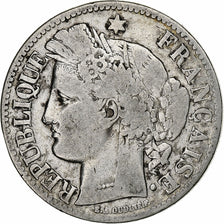 France, 2 Francs, Cérès, 1870, Paris, Argent, TB, Gadoury:530, KM:817.1