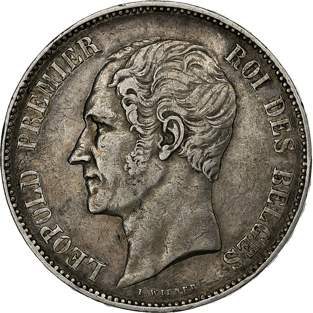 Belgium, Leopold I, 5 Francs, 5 Frank, 1850, Silver, EF(40-45), KM:17