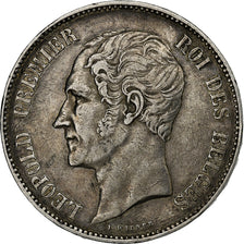 Belgium, Leopold I, 5 Francs, 5 Frank, 1850, Silver, EF(40-45), KM:17