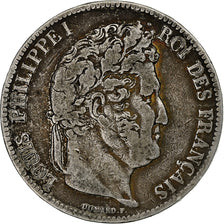 Francia, 5 Francs, Louis-Philippe, 1840, Lille, Caducée, Argento, MB+