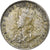 Ceylon, George V, 10 Cents, 1920, Silber, SS, KM:104a