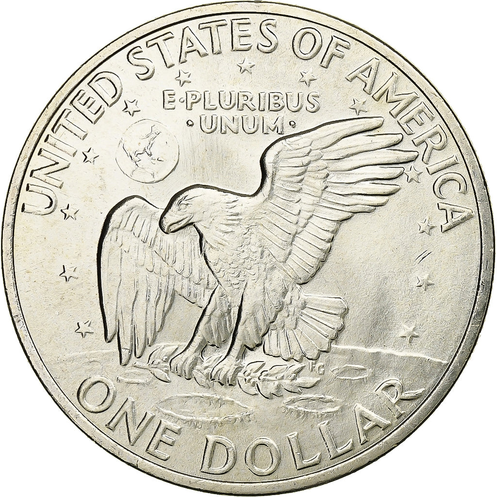 United States, Dollar, Eisenhower Dollar, 1971, U.S. Mint, Silver, AU(55-58)