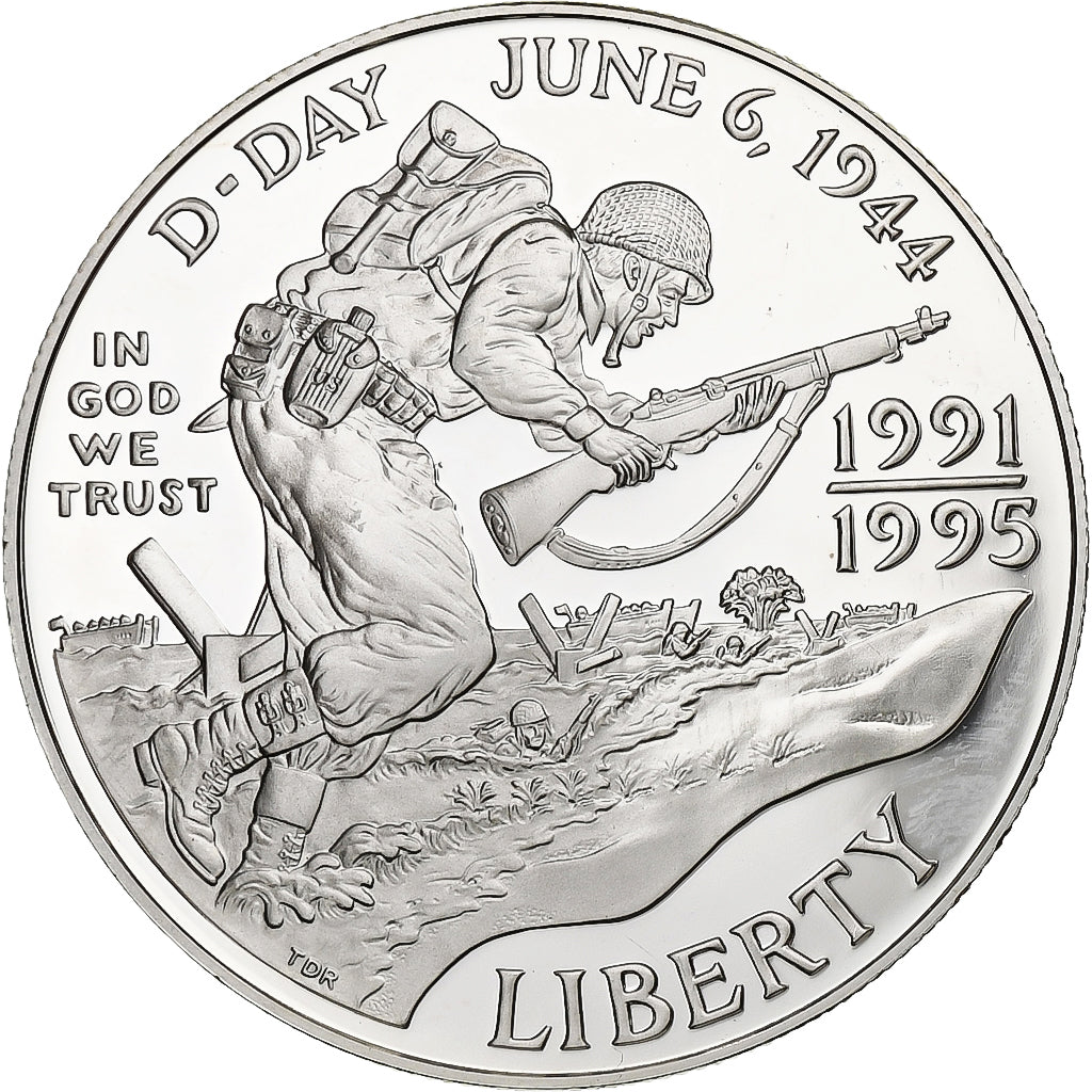 Vereinigte Staaten, Dollar, 1995, U.S. Mint, PP, Silber, STGL, KM:244
