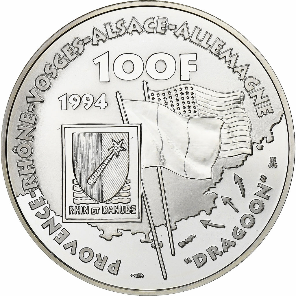 France, 100 Francs, 1994, Monnaie de Paris, Proof, Silver, MS(65-70)
