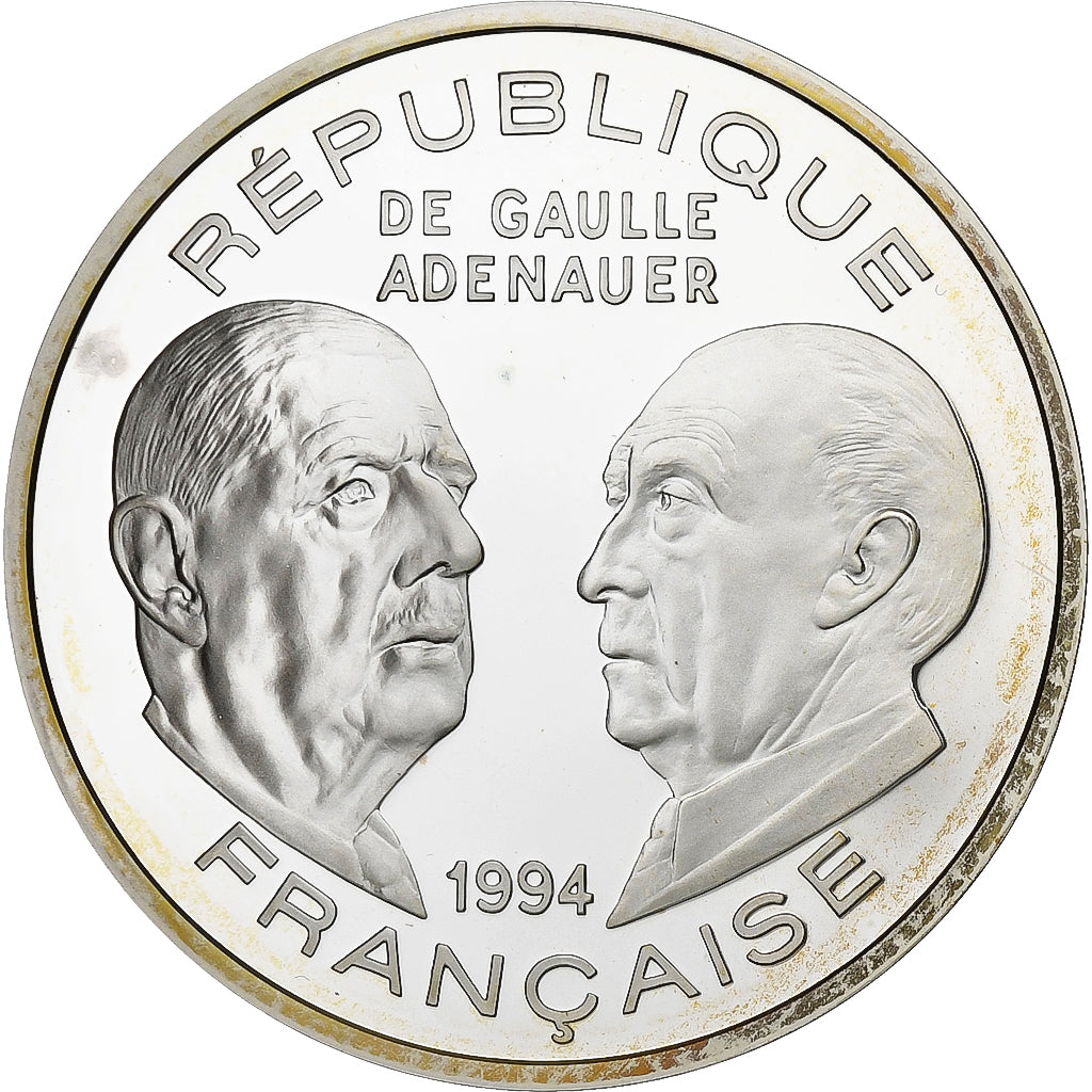 França, 100 Francs, 1994, Monnaie de Paris, Proof, Prata, MS(65-70)