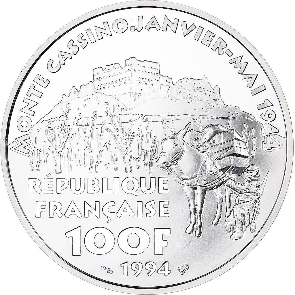 France, 100 Francs, 1994, Monnaie de Paris, Proof, Silver, MS(65-70)