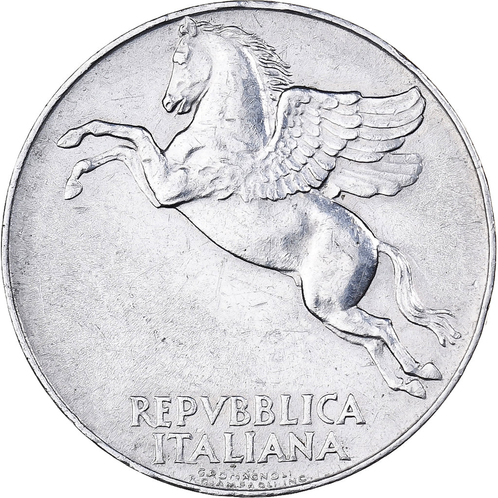 Italia, 10 Lire, 1949, Rome, Aluminio, EBC, KM:90