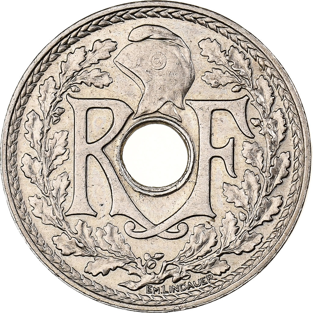 Francia, 25 Centimes, Lindauer, .1939., Paris, Nichel-bronzo, SPL-, Gadoury:381