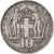 Griechenland, Constantine II, 10 Drachmai, 1968, Kupfer-Nickel, SS, KM:96
