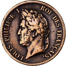 Französische Kolonien, Louis - Philippe, 5 Centimes, 1939, Paris, Bronze, SS