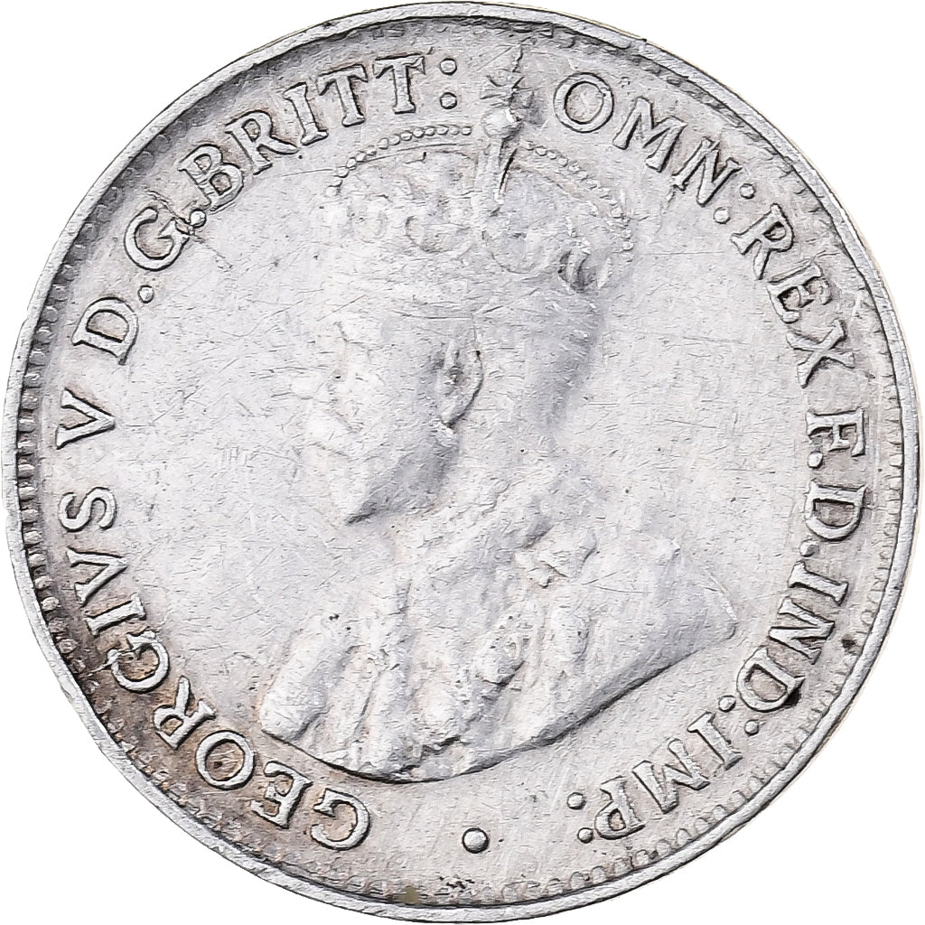 Australia, George V, Threepence, 1926, Melbourne, Silver, EF(40-45), KM:24