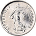 Francja, 5 Francs, Semeuse, 1987, Paris, BU, Nikiel powlekany miedzią i niklem