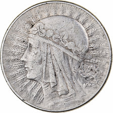 Poland, 10 Zlotych, 1932, Warsaw, Silver, EF(40-45), KM:22