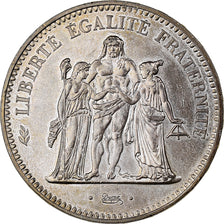 France, 50 Francs, Hercule, 1974, Paris, hybrid, Silver, AU(55-58)
