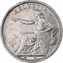 Switzerland, 5 Francs, 1850, Paris, Silver, EF(40-45), KM:11