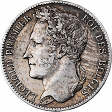 Belgium, Leopold I, 5 Francs, 5 Frank, 1833, Silver, EF(40-45), KM:3.1