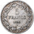 Belgio, Leopold I, 5 Francs, 5 Frank, 1833, Argento, BB, KM:3.1