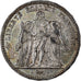France, 5 Francs, Hercule, 1873, Paris, Silver, EF(40-45), Gadoury:745a