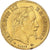 França, Napoleon III, 10 Francs, 1865, Strasbourg, Dourado, AU(50-53)
