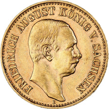 Etats allemands, SAXONY-ALBERTINE, Friedrich August III, 20 Mark, 1905