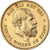 Holandia, William III, 10 Gulden, 1875, Złoto, AU(55-58), KM:105