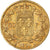 França, Louis XVIII, 20 Francs, 1824, Paris, Dourado, VF(30-35), Gadoury:1028