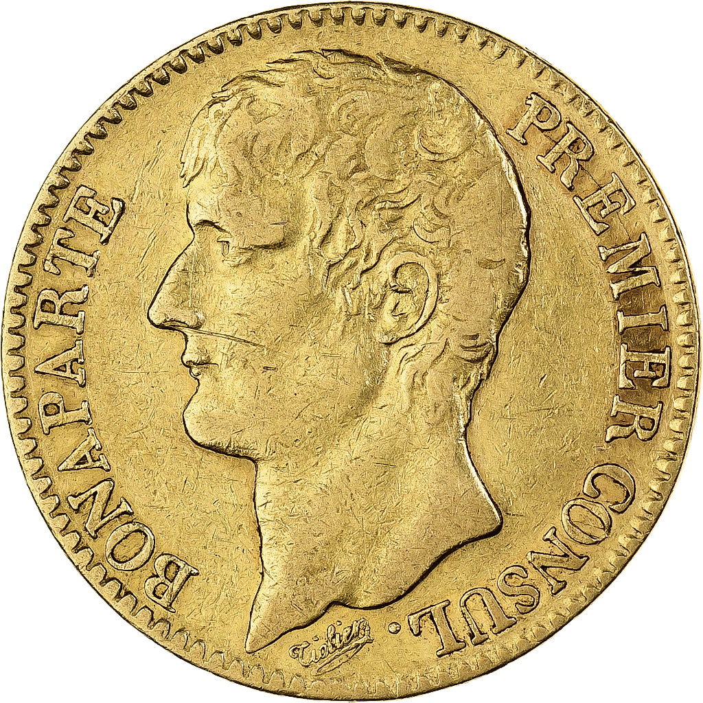 Francia, 40 Francs, Napoléon I, An 12, Paris, Oro, MBC, Gadoury:1080, KM:652