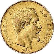 Frankreich, Napoleon III, 50 Francs, 1855, Paris, Gold, SS+, Gadoury:1111