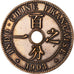 FRENCH INDO-CHINA, Cent, 1903, Paris, Bronze, AU(50-53), Lecompte:59, KM:8