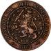 Países Bajos, William III, 2-1/2 Cent, 1881, Bronce, EBC, KM:108.1