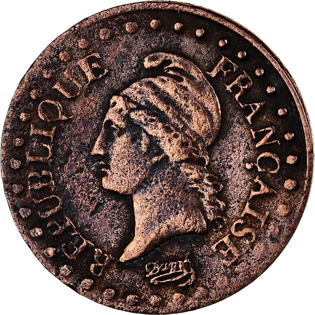 Frankreich, Centime, Dupré, An 6 (1798), Paris, Bronze, S+, Gadoury:76, KM:646