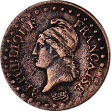 Frankreich, Centime, Dupré, An 6 (1798), Paris, Bronze, S+, Gadoury:76, KM:646