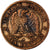 Francja, Napoleon III, 2 Centimes, 1862, Paris, Brązowy, EF(40-45)