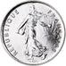 França, 5 Francs, Semeuse, 1974, Paris, BU, Cobre-Níquel Revestido a Níquel