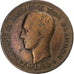 Greece, George I, 5 Lepta, 1869, Strassburg, Copper, VF(20-25), KM:42
